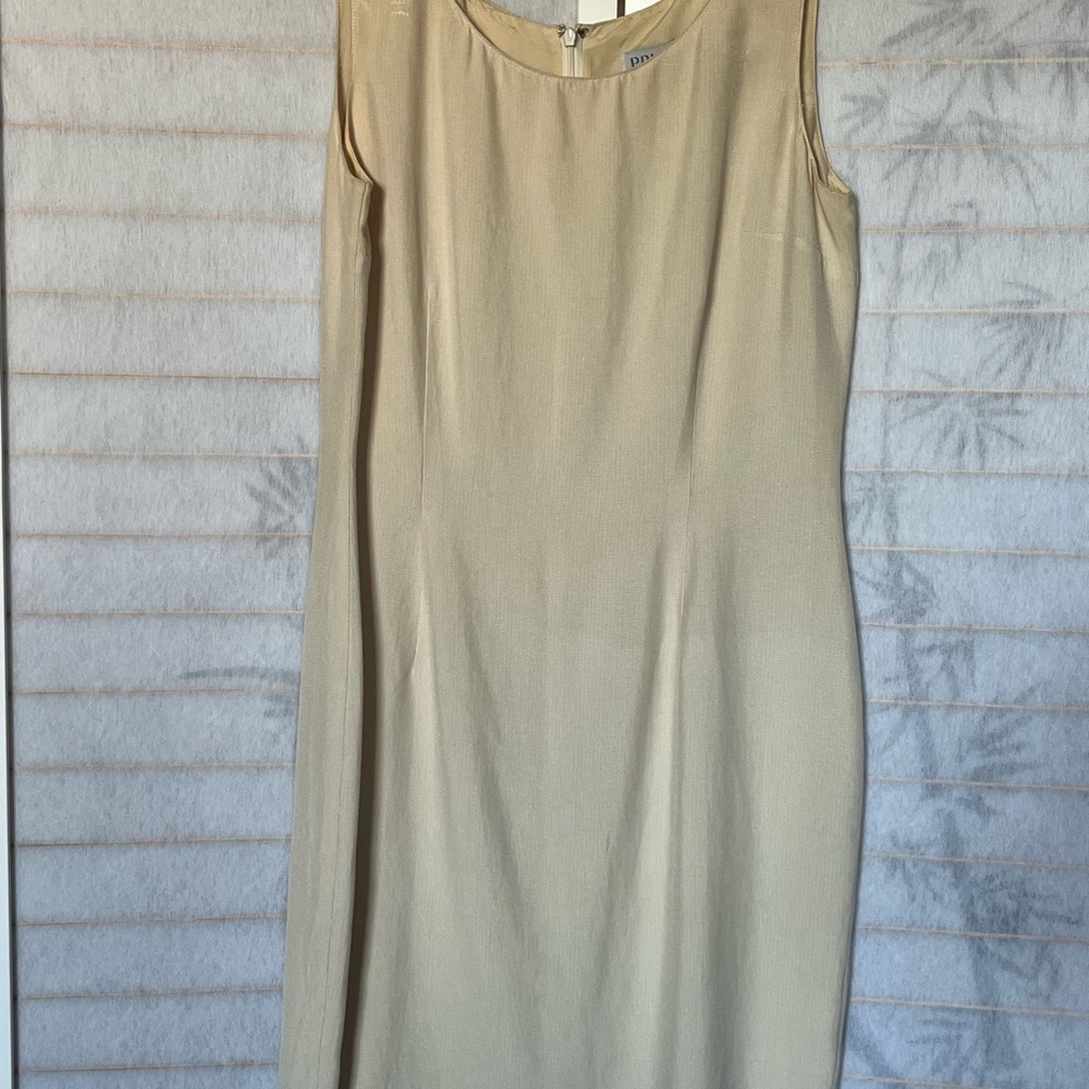 PRISMA 100% Silk Ivory Dress – Italian Boutique – Elegant Classic Cut